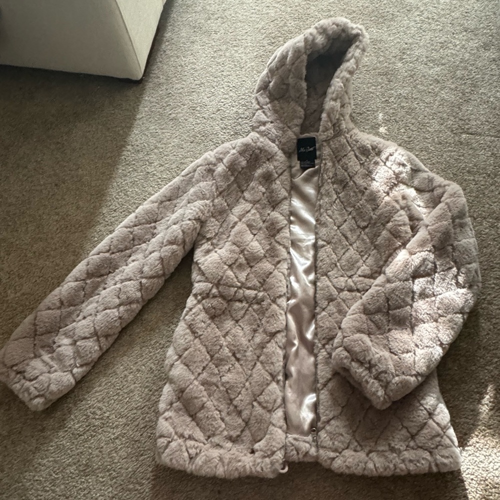 Faux Fur Quilted Jacket